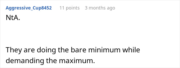 Text post from a user commenting on a situation involving an American family and a 19-year-old nanny from abroad.