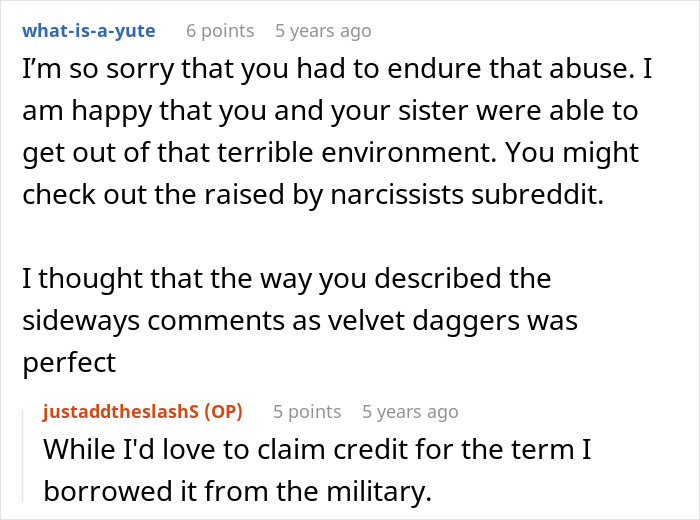 Screenshot of an online conversation discussing emotional abuse and regret after a mom tells her teen son to leave home. - 41