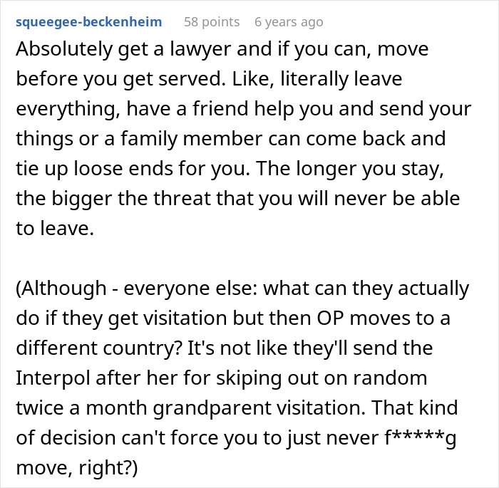 Widow plans to move back to home country with her 3 kids, facing legal threats from mother-in-law in custody dispute.