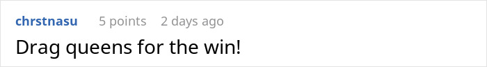 Two amazing drag queens confidently confronting a mother-in-law trying to ruin the wedding in a lively setting