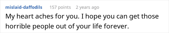 Comment expressing sympathy and hope woman can remove mother-in-law’s hatred after losing her husband. - 17