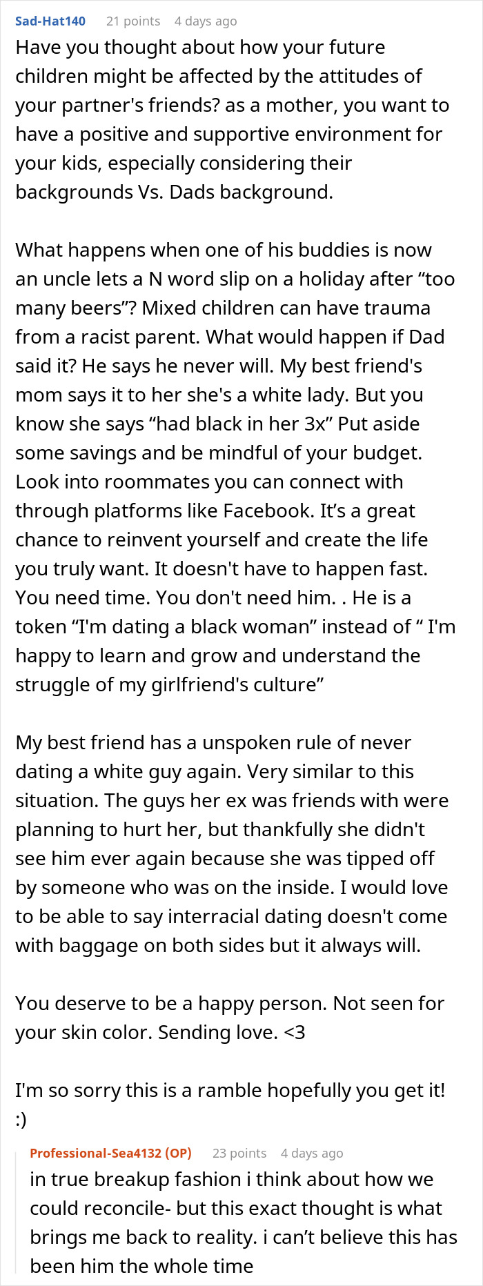 Woman checks boyfriend&rsquo;s phone after jealous freak-out, showing regret and tension in a relationship moment.