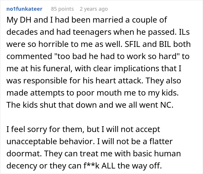 Alt text: Woman shocked to discover how much her mother-in-law hates her after losing her husband, facing harsh family treatment. - 23