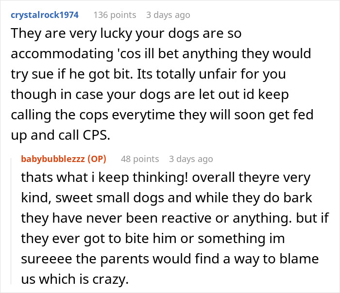 Reddit conversation about woman catching neighbor&rsquo;s son in her home and parents&rsquo; surprising casual reaction.