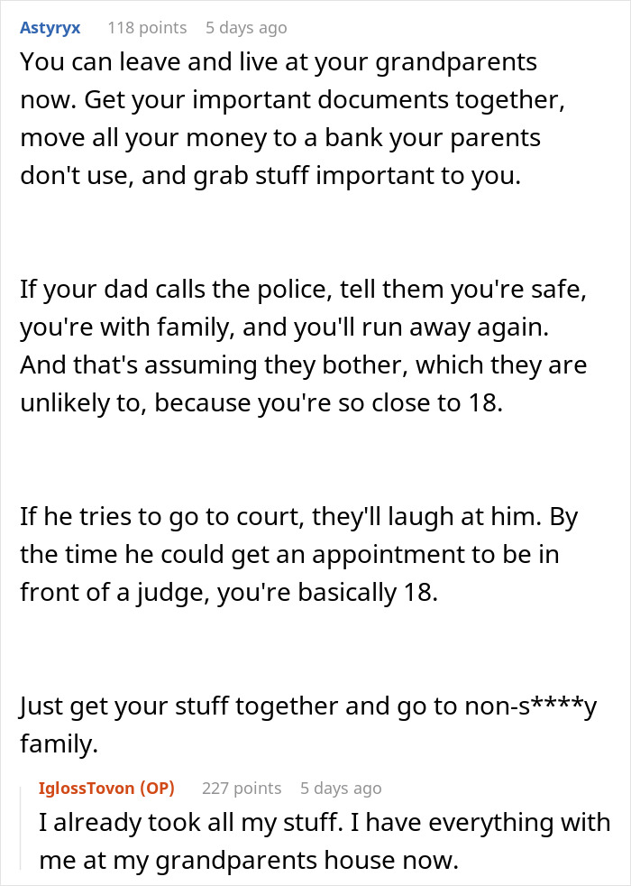 Advice on teen escaping dad&rsquo;s babysitting trap, walking out after being asked to watch fianc&eacute;e&rsquo;s kids.