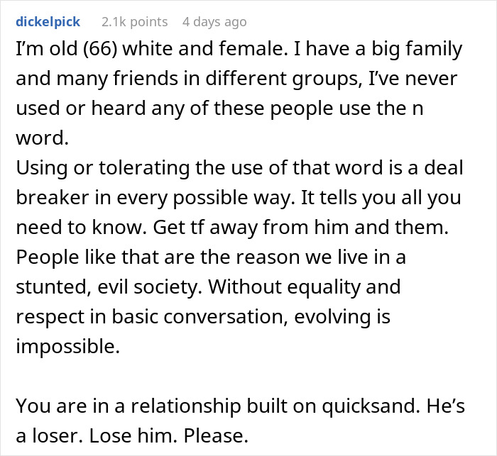 Screenshot of a social media comment discussing relationship trust and warning against toxic behavior after checking a boyfriend&rsquo;s phone.