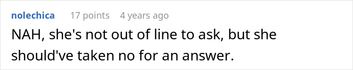 User comment on a social platform discussing a disagreement about a tattoo of a late son's name and emotional triggers.