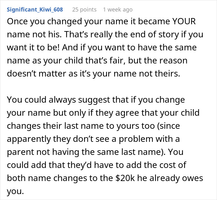 Woman Doesn’t Get What Her Last Name Has To Do With Ex Not Being Able To Get Married Again Woman Doesn’t Get What Her Last Name Has To Do With Ex Not Being Able To Get Married Again