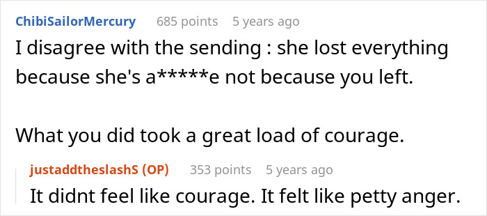 Online discussion about a mom who lost everything after telling her teen son to leave home. - 24