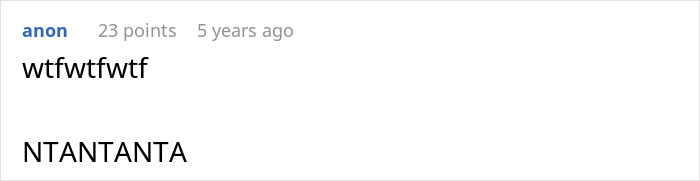 Screenshot of a forum post expressing confusion, related to a woman refusing to hand over her entire savings.