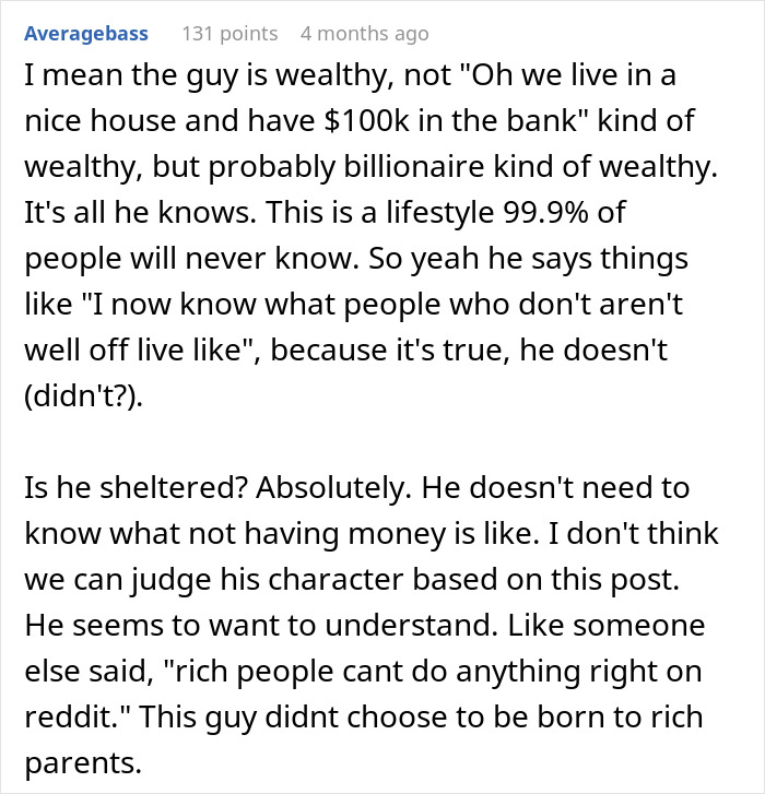 Rich Guy Buys GF A Bunch Of Expensive Stuff, Confused When She Gives Him A Reality Check