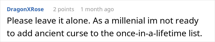 Comment text on a white background discussing ancient curses related to pyramids in Poland older than Egypt’s, shared by a millennial user. Comment text on a white background discussing ancient curses related to pyramids in Poland older than Egypt’s, shared by a millennial user.