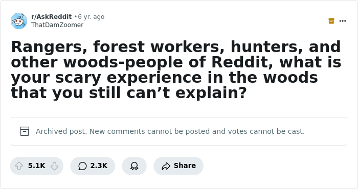 “Still Scares Me”: 47 People Who Couldn’t Sleep For Days After Spending Time In The Woods - 1