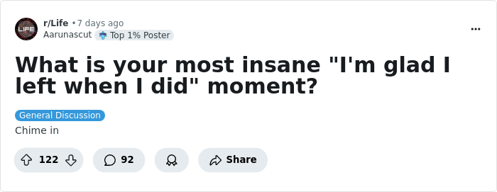 “I’m Glad I Left When I Did”: 44 Heart - 1