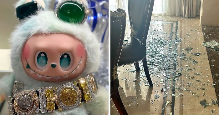 Angry Boy Breaks Expensive Glass Ceiling And Chandelier Over A Labubu Doll