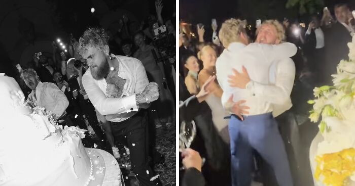 Jake Paul Smashes Logan Paul’s Wedding Cake In Bizarre Viral Clip