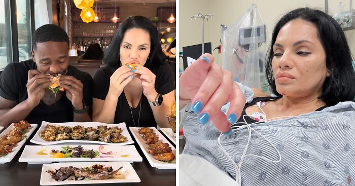 Terrifying Footage Shows SUV Crashing Into Couple Eating Inside A Restaurant