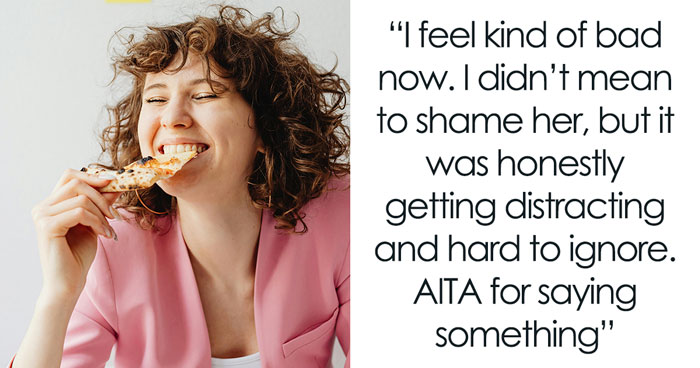 Worker Confronts Woman Over Bizarre Lunchtime Ritual, Office Claims She Went Too Far With Criticism