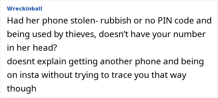 Text post about woman turning flaky, missing her friend&rsquo;s wedding, and sending a malicious voicemail in online discussion.