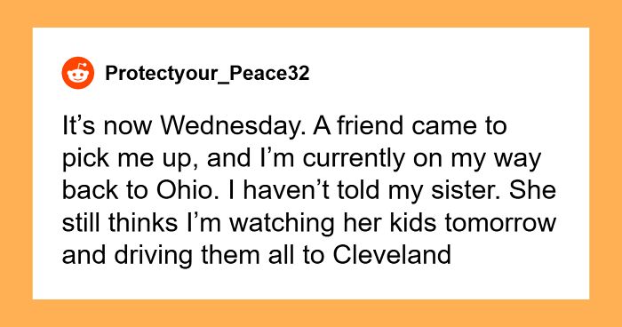 Sister Lies About Road Trip Plans, Then Cries To The Whole Family When Her Sister Leaves