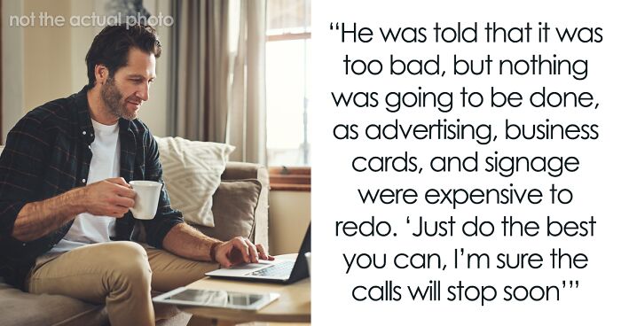 This Man Got Fed Up With Wrong Number Calls, Started To Act Like A Receptionist, Causing Chaos