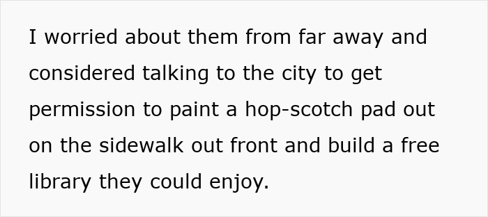 Text about neighbors fighting over driveway and a woman taking what belongs to her, highlighting the driveway dispute.