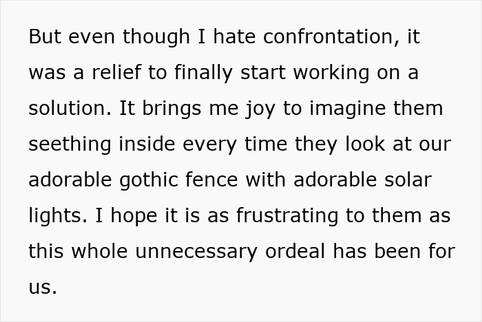 Woman dealing with neighbors fighting over driveway, taking back what belongs to her amid ongoing conflict.