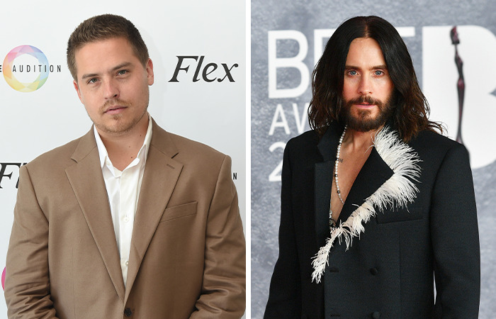 Two male celebrities at separate events, showcasing moments related to celebs publicly calling out fellow A-listers.