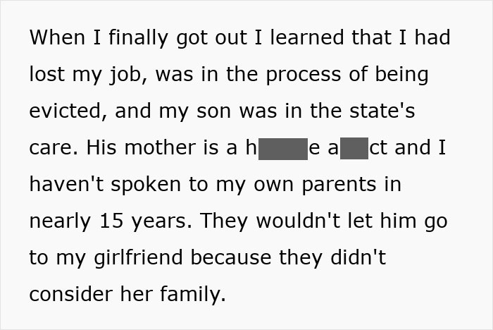 Man wrongfully jailed reflecting on lost job, eviction, and family struggles after 54 days in custody.