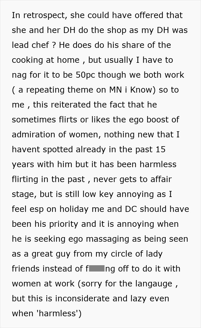 Alt text: Woman regrets trip with friend and husband as tensions rise and plans get ruined during their holiday together.