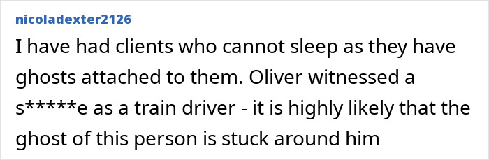 Comment about a man who hasn't slept in two years and struggles with his medical mystery involving his eyes.