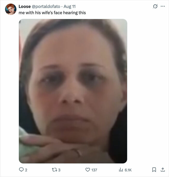 Woman with a serious expression reacting to pastor caught walking around in thong and wig, sparking memes online. Woman with a serious expression reacting to pastor caught walking around in thong and wig, sparking memes online.