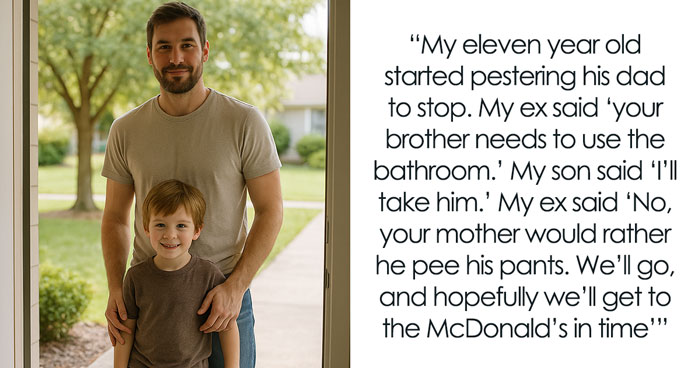 Woman Refuses To Let Ex In Her House So His Stepkid Can Use The Bathroom, Suspects Ulterior Motive