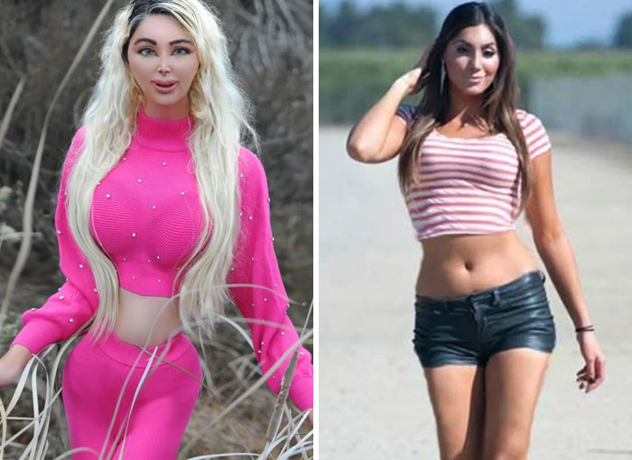 Two women in contrasting Instagram vs reality pics, highlighting how out of touch some people are with reality.