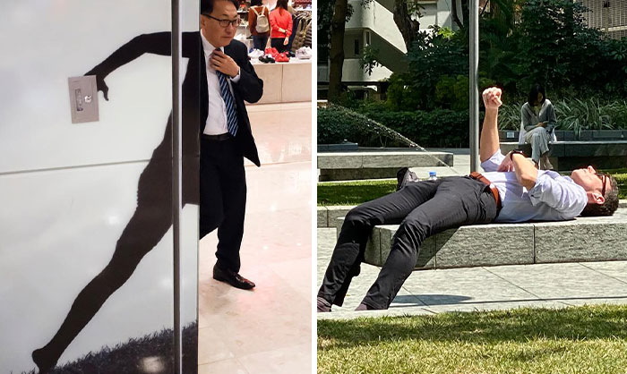 45 Unbelievable Street Coincidences Caught On Camera By Edas Wong