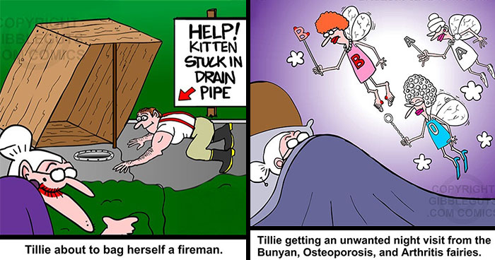 40 Hilarious One-Panel Comics About Aging, Drawn By Dan Gibson Of “Gibbleguts”