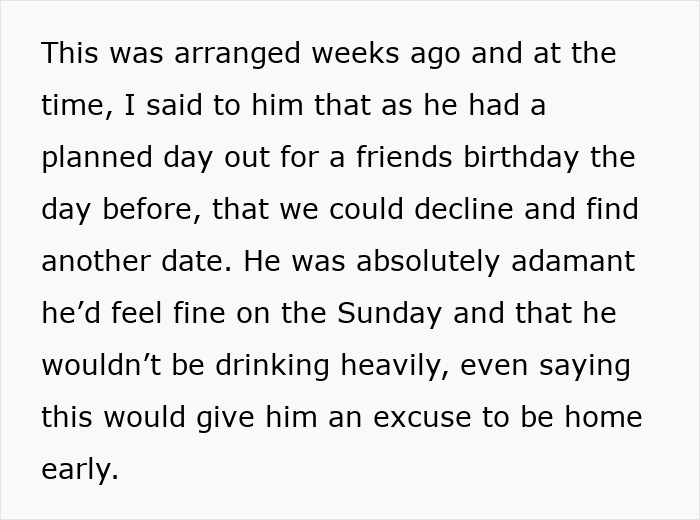 Woman Won't Take The Blame For A Ruined First Meeting With Her Parents After BF Parties Too Hard