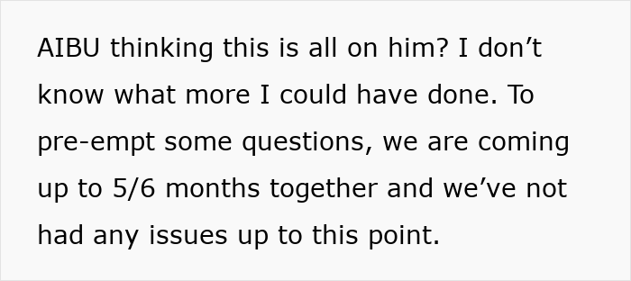 Woman Won't Take The Blame For A Ruined First Meeting With Her Parents After BF Parties Too Hard