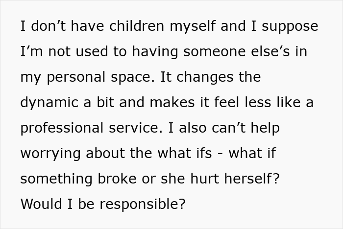 “Am I Being Unreasonable To Think My Cleaner Shouldn’t Bring Her Own Child To Work?” “Am I Being Unreasonable To Think My Cleaner Shouldn’t Bring Her Own Child To Work?”