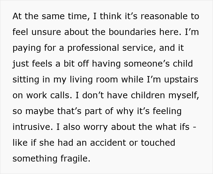 “Am I Being Unreasonable To Think My Cleaner Shouldn’t Bring Her Own Child To Work?” “Am I Being Unreasonable To Think My Cleaner Shouldn’t Bring Her Own Child To Work?”