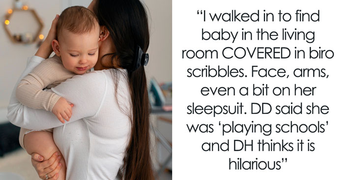Horrified Mom Asked Husband To Look After Baby Only To Find Him Under 8YO’s Supervision