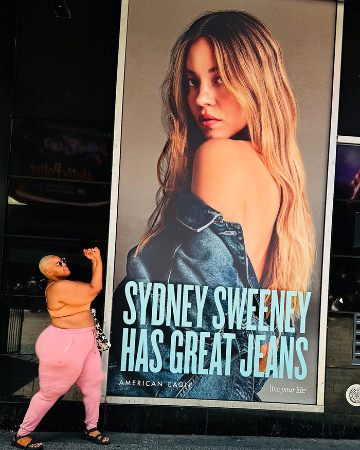 Influencer Slammed For Flipping Off Sydney Sweeney Ad, Making "Racist" Commentary In Viral Post
