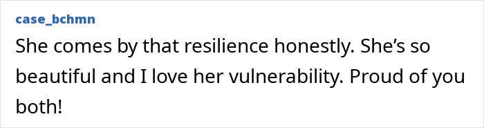 Comment on social media post showing support for Jamie Lynn Spears' daughter breaking silence after coma accident.