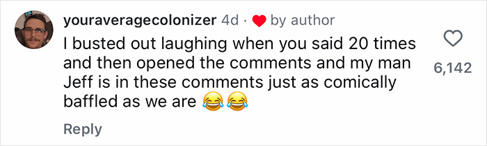 Comment on viral theory about Jeffrey Dean Morgan pleasuring himself 20 times a week, showing humorous audience reaction.