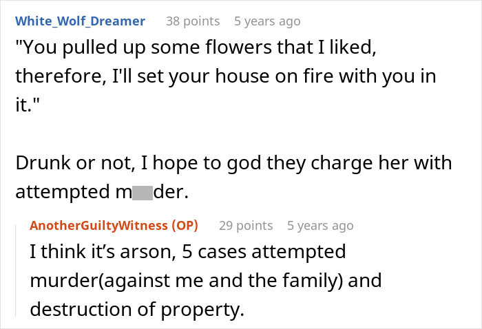 Entitled Lady Lights Wrong House On Fire Because Neighbor Removed Lilies In His Own Yard - 22