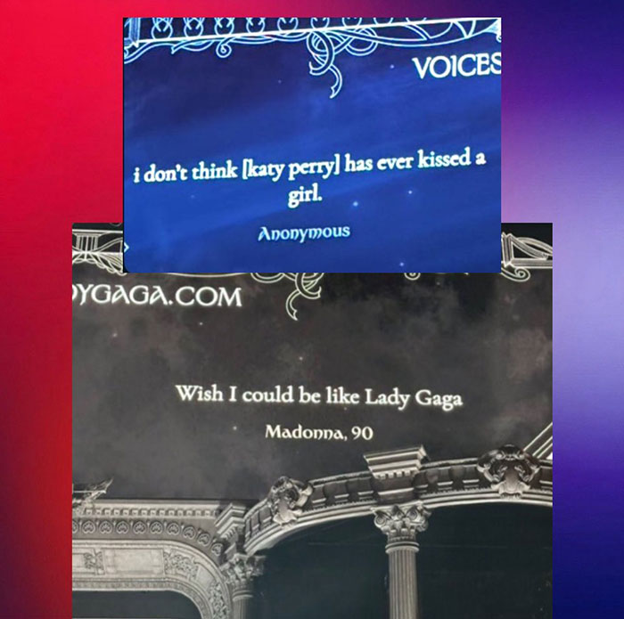 Lady Gaga faces backlash after displaying ageist and misogynistic anonymous comments during concert visuals. - 4