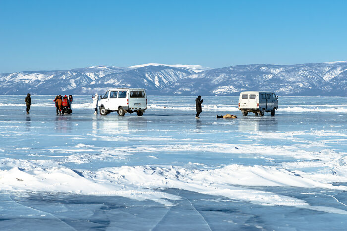 No, He’s Not Dead – Just Lying On The Ice For The Perfect Shot