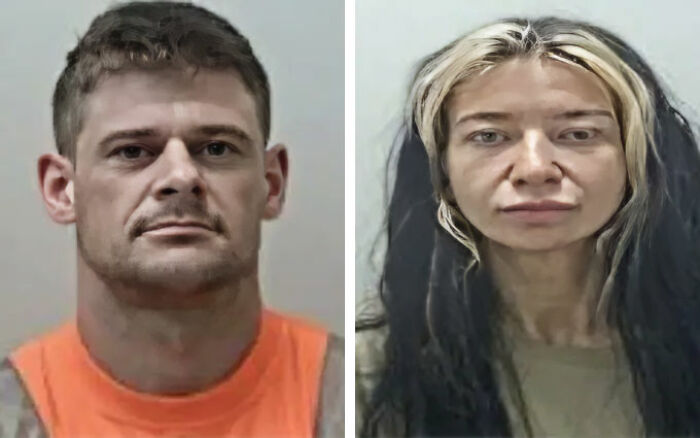 Mugshots of two suspects linked to a gang operation exposed through talking parrot illicit training footage. Mugshots of two suspects linked to a gang operation exposed through talking parrot illicit training footage.