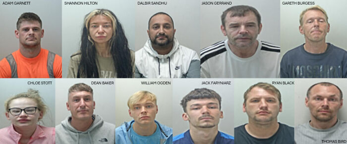 Mugshots of individuals linked to a major gang operation busted with help from a talking parrot’s illicit training footage. Mugshots of individuals linked to a major gang operation busted with help from a talking parrot’s illicit training footage.