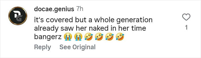 Comment on social media discussing Miley Cyrus stunning fans by stripping down for Perfect magazine cover with emojis. - 21